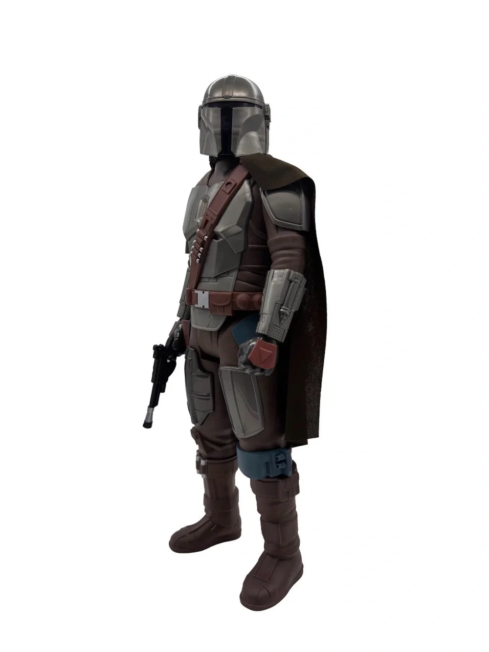 Disney The Mandalorian Action Figure - Silver, Brown & Blue